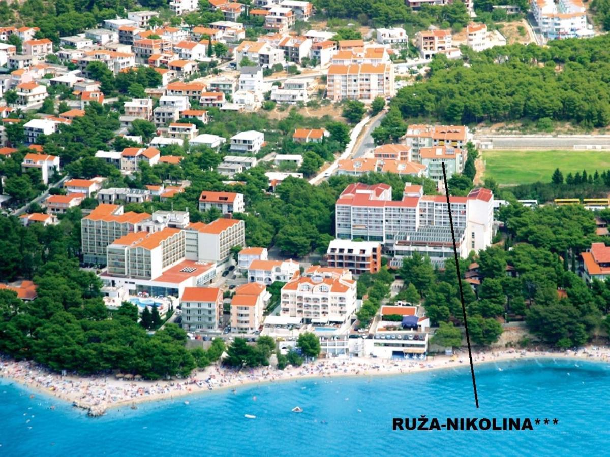 Ruza&Nikolina "1" Apartmani - Baška Voda エクステリア 写真