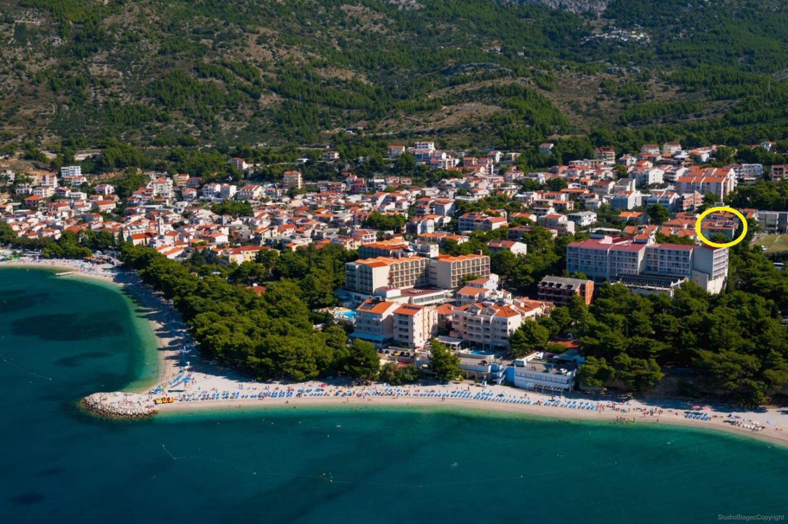 Ruza&Nikolina "1" Apartmani - Baška Voda エクステリア 写真